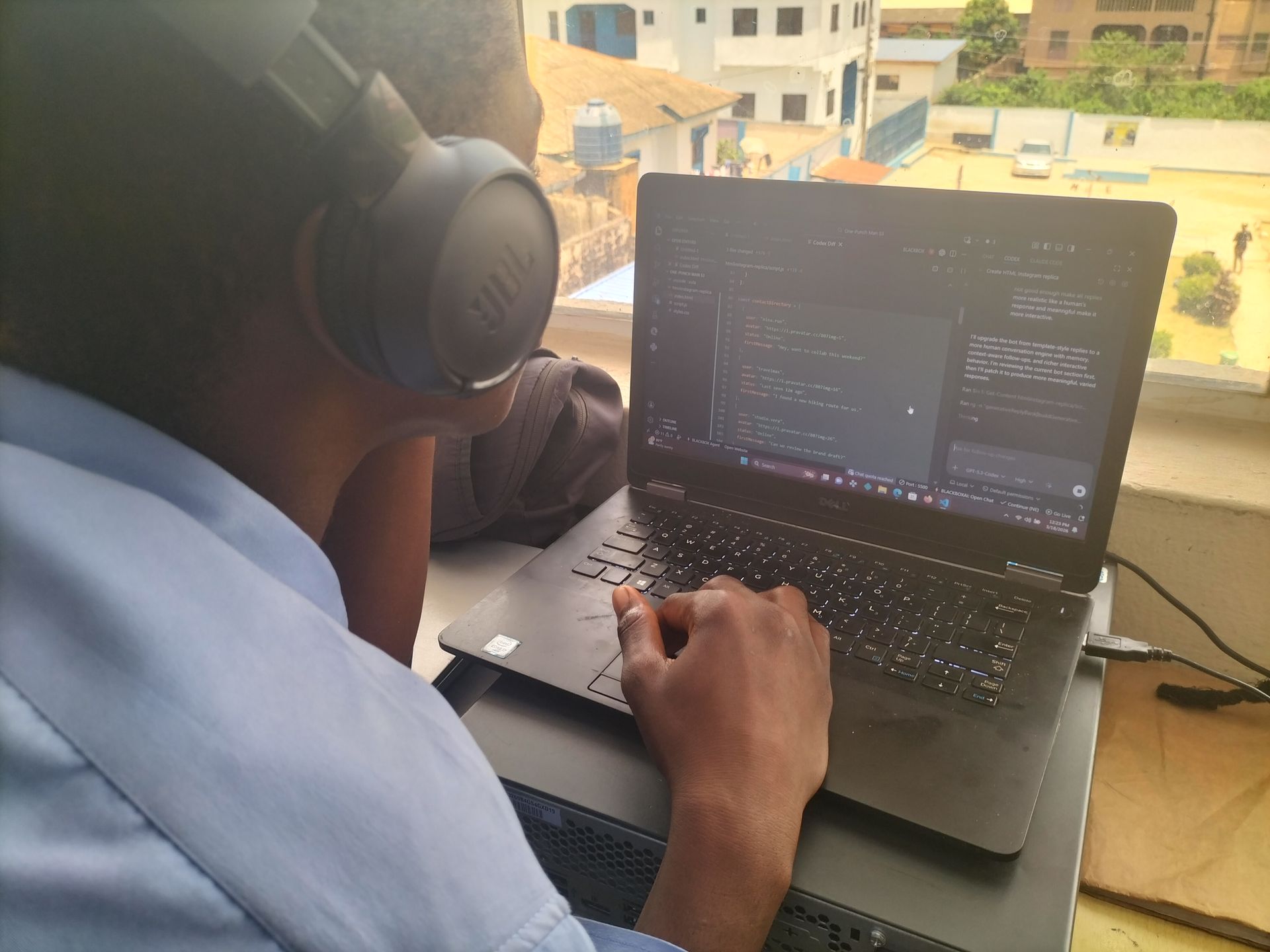 Students in a technology club