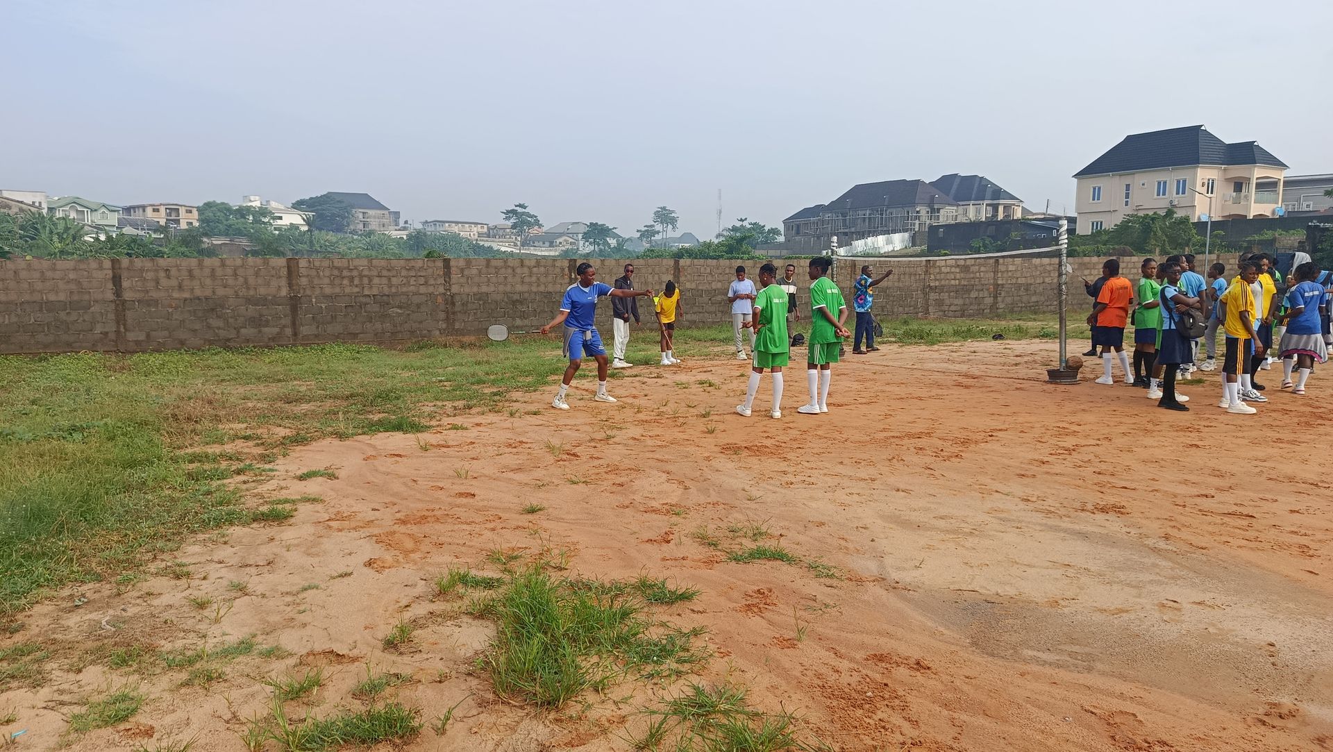 Students taking part in sport at Sagab Schools